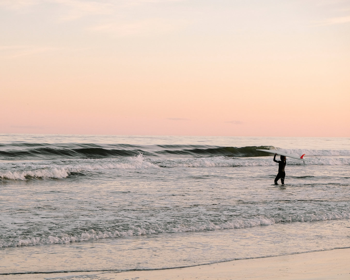 Charleston sunset over the water with pink and orange sky – Charleston fine art photography print