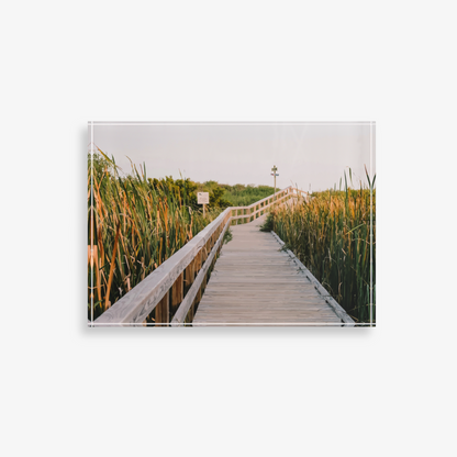 Sullivan's Island Boardwalk Acrylic Photo Block