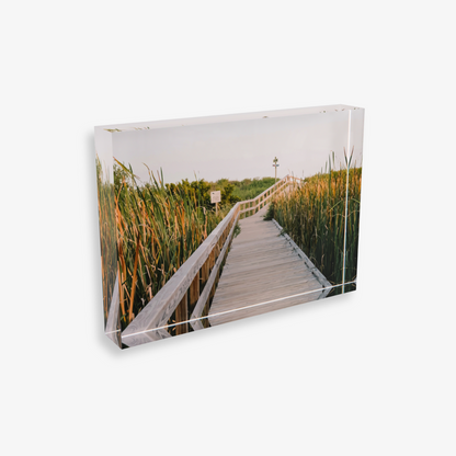 Sullivan's Island Boardwalk Acrylic Photo Block