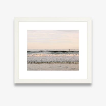 Stand-up paddleboarder on Shem Creek or Charleston marsh – coastal photography print