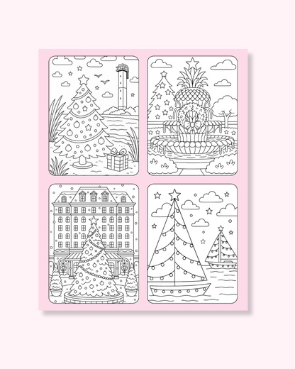 Charleston Christmas Coloring Book