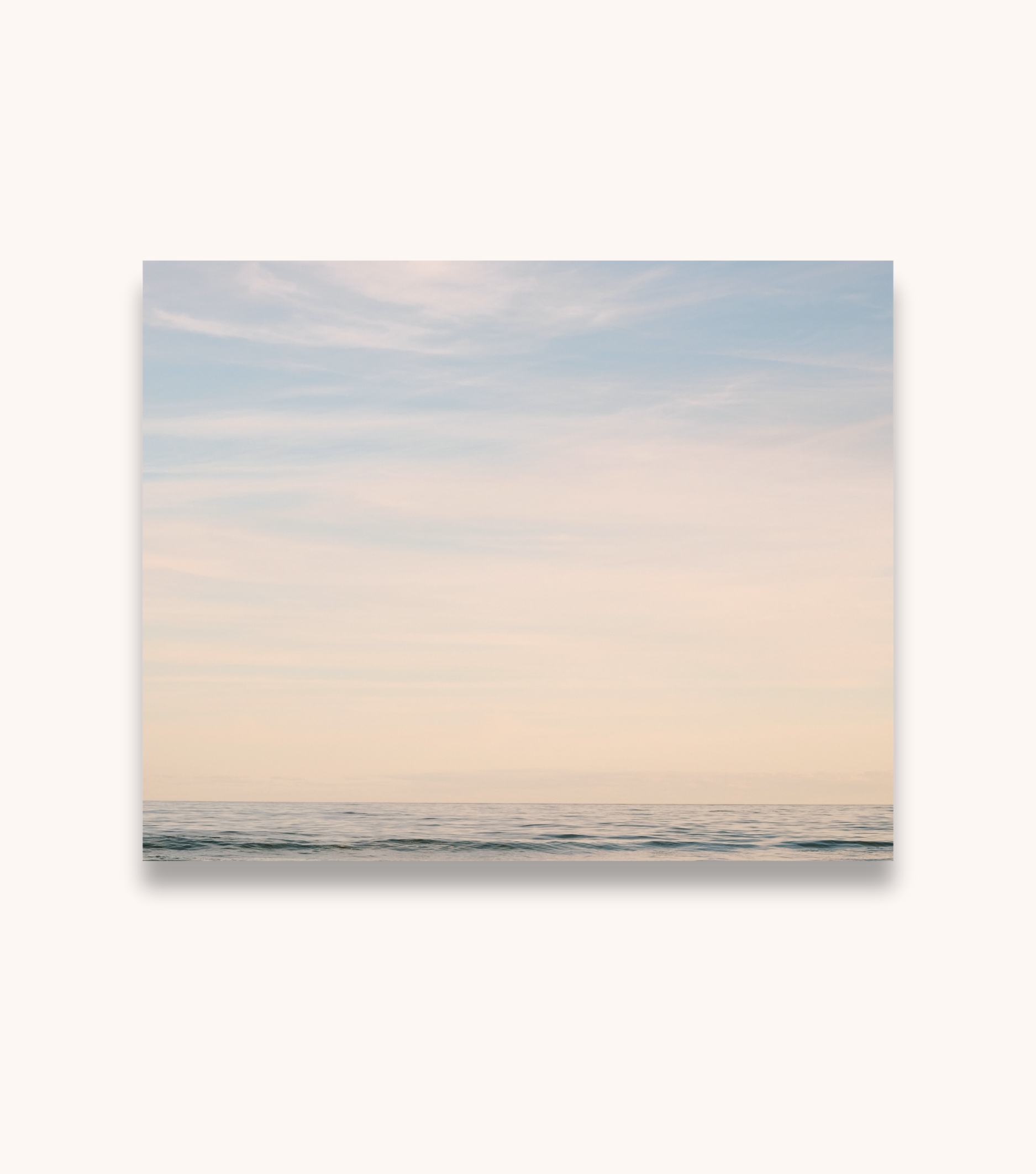 Charleston sunset photography print shown as unframed wall art
