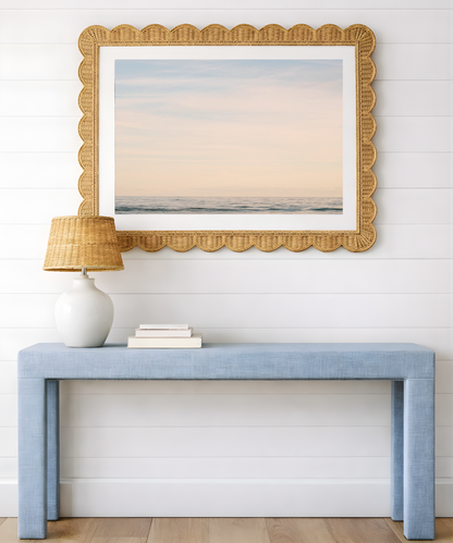 Charleston sunset photography styled in a relaxed coastal interior