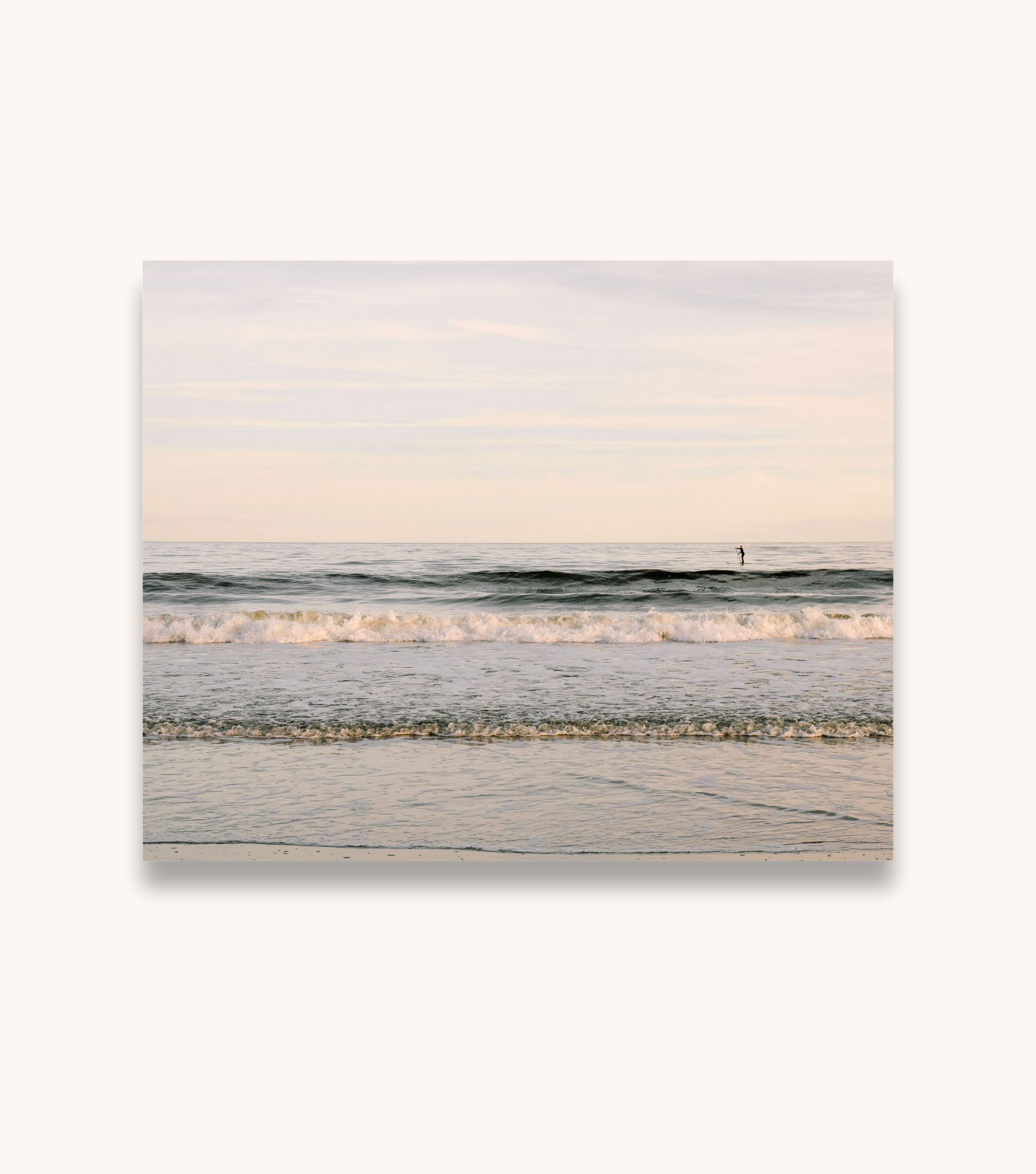 “SUP” Charleston paddleboard photograph shown as an unframed art print