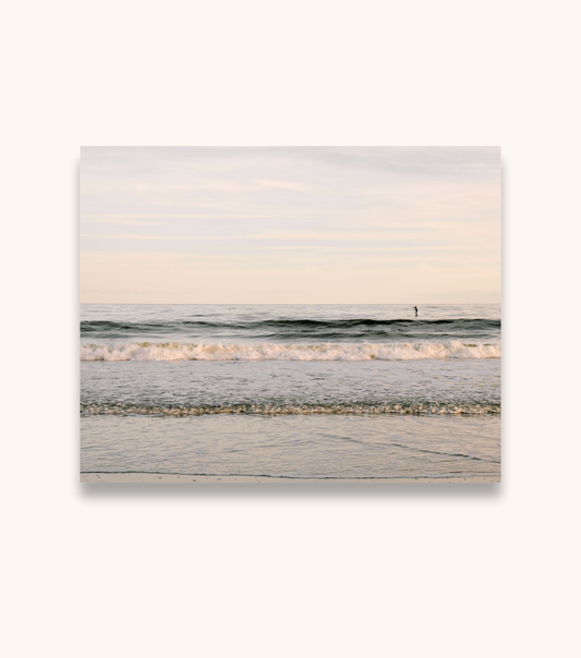 “SUP” Charleston paddleboard photograph shown as an unframed art print